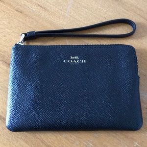 Black Coach Wristlet